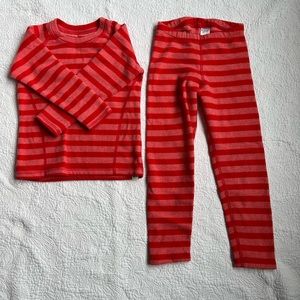 MEC Kids cozy crew and bottoms Fleece Base Layer Set - Size 4